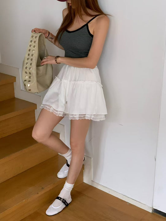 MS60721 Cancan lace skirt