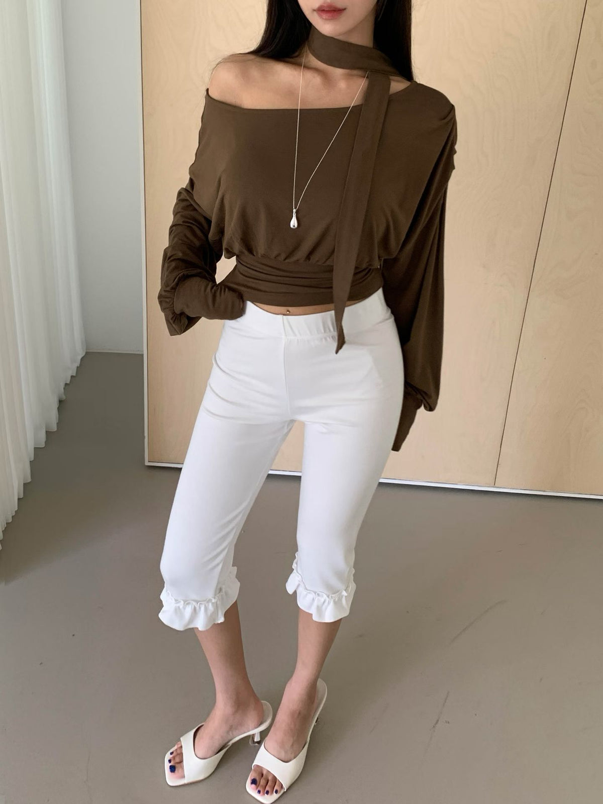MS60914 Wendy off shoulder top