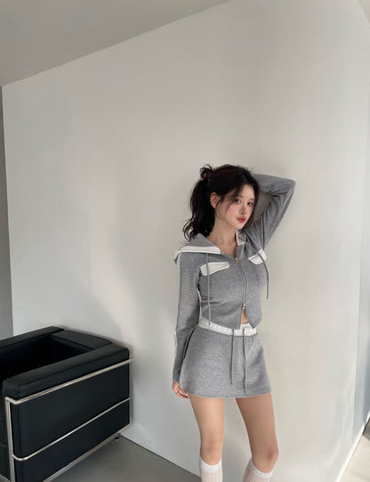 MS60201 Jennie hoodie sporty set