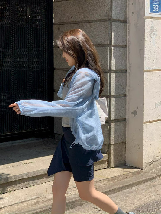 MS60546 UV protection hoodie jacket
