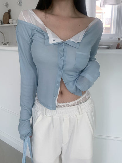 MS60430 Airy tencel long sleeve