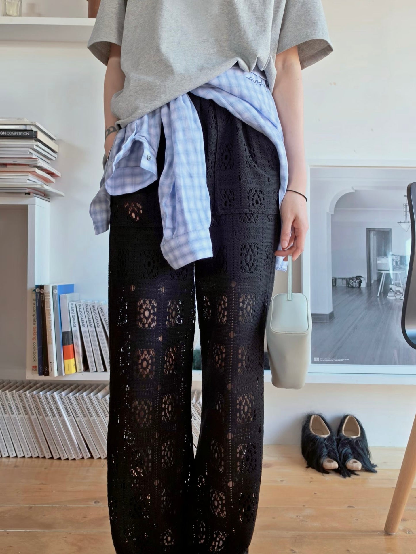 MS60419 Vanessa lace trousers