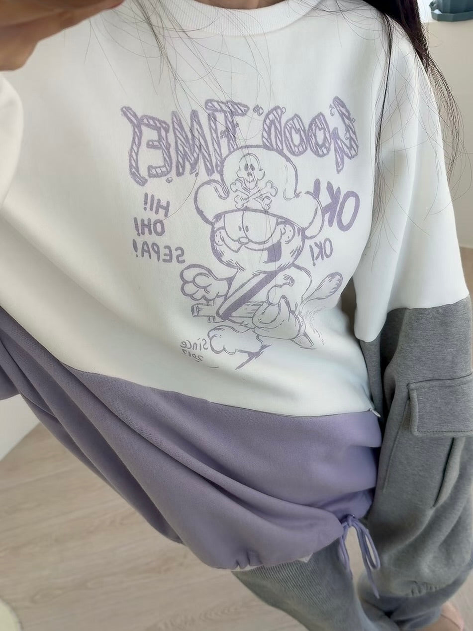 MS51251 Garfield mix color sweater