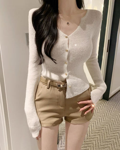 MS51205 Fiona V long sleeve top