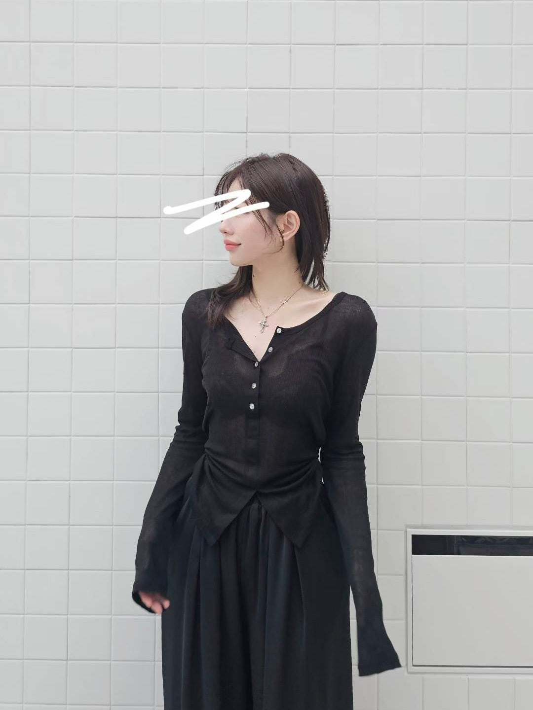 MS51001 Henry tencel top