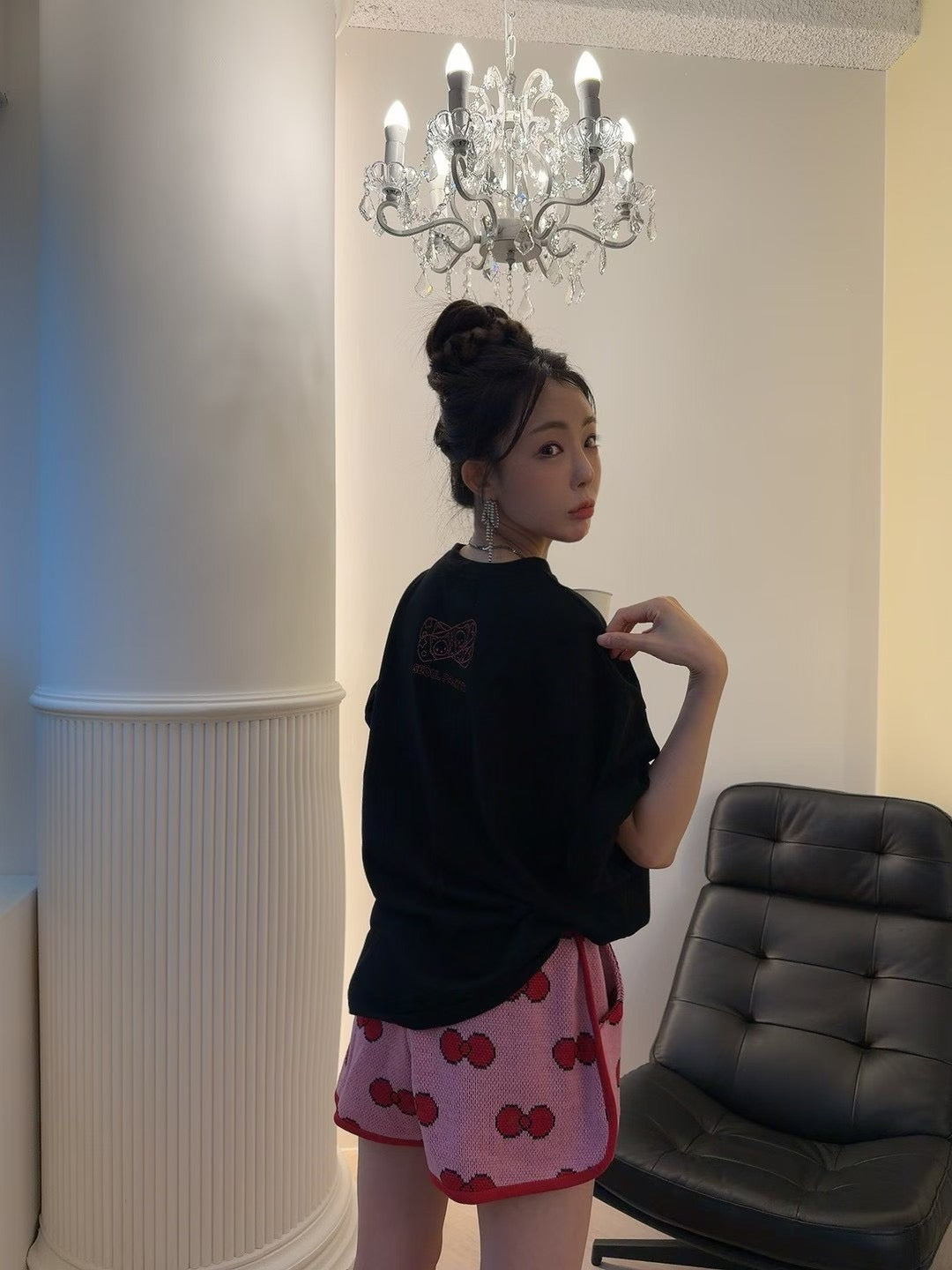 MS51072 Knit drawstring shorts