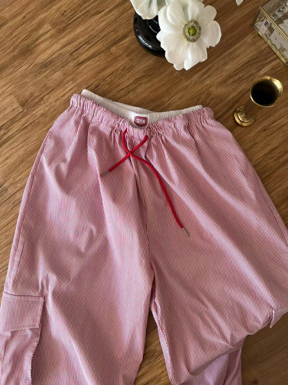 MS60358 Vintage checked trousers