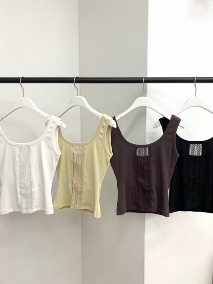 MS60227 Lace back tank top