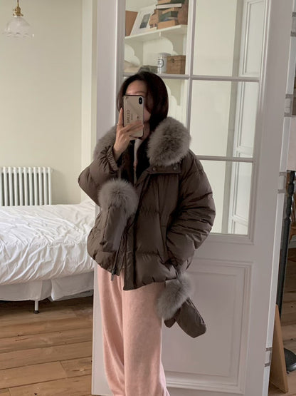 MS51228 Premium luxe fur duck down outer