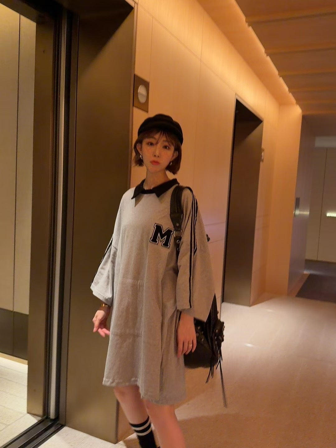 MS51074 Polo oversize one piece