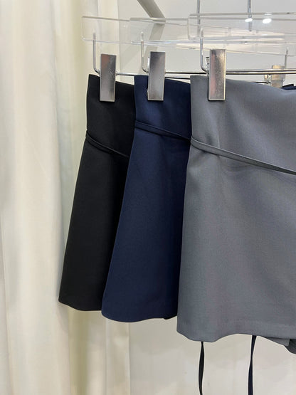 MS60333 Minimal wrap skort
