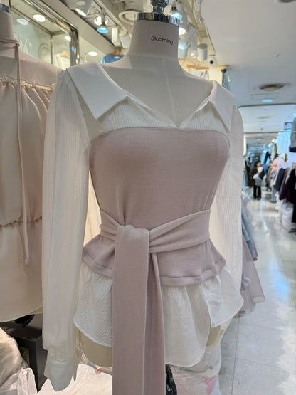 MS60301  Aurelia tie waist set