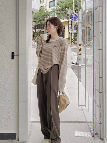 MS51079 Mochi signature stripes top