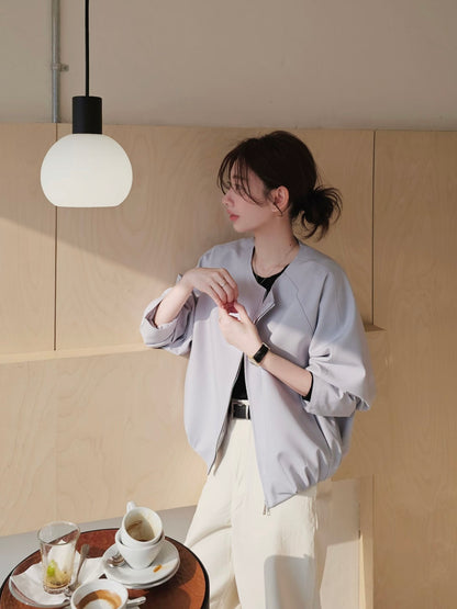 MS60323 Creamy casual outer