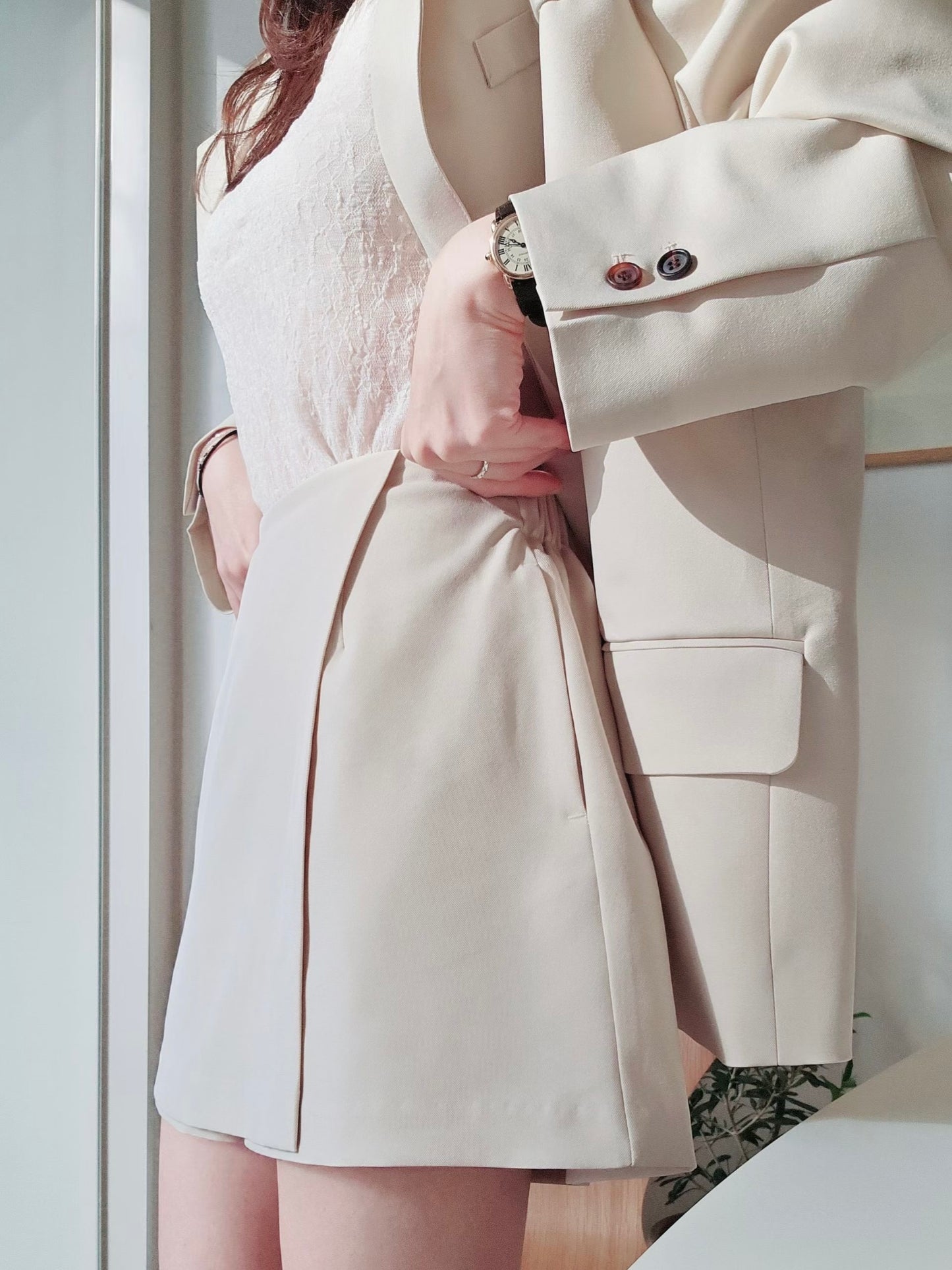 MS60332 Luxe suit skorts