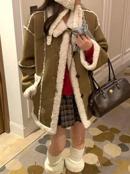 MS51120 Ribbon fur winter jacket