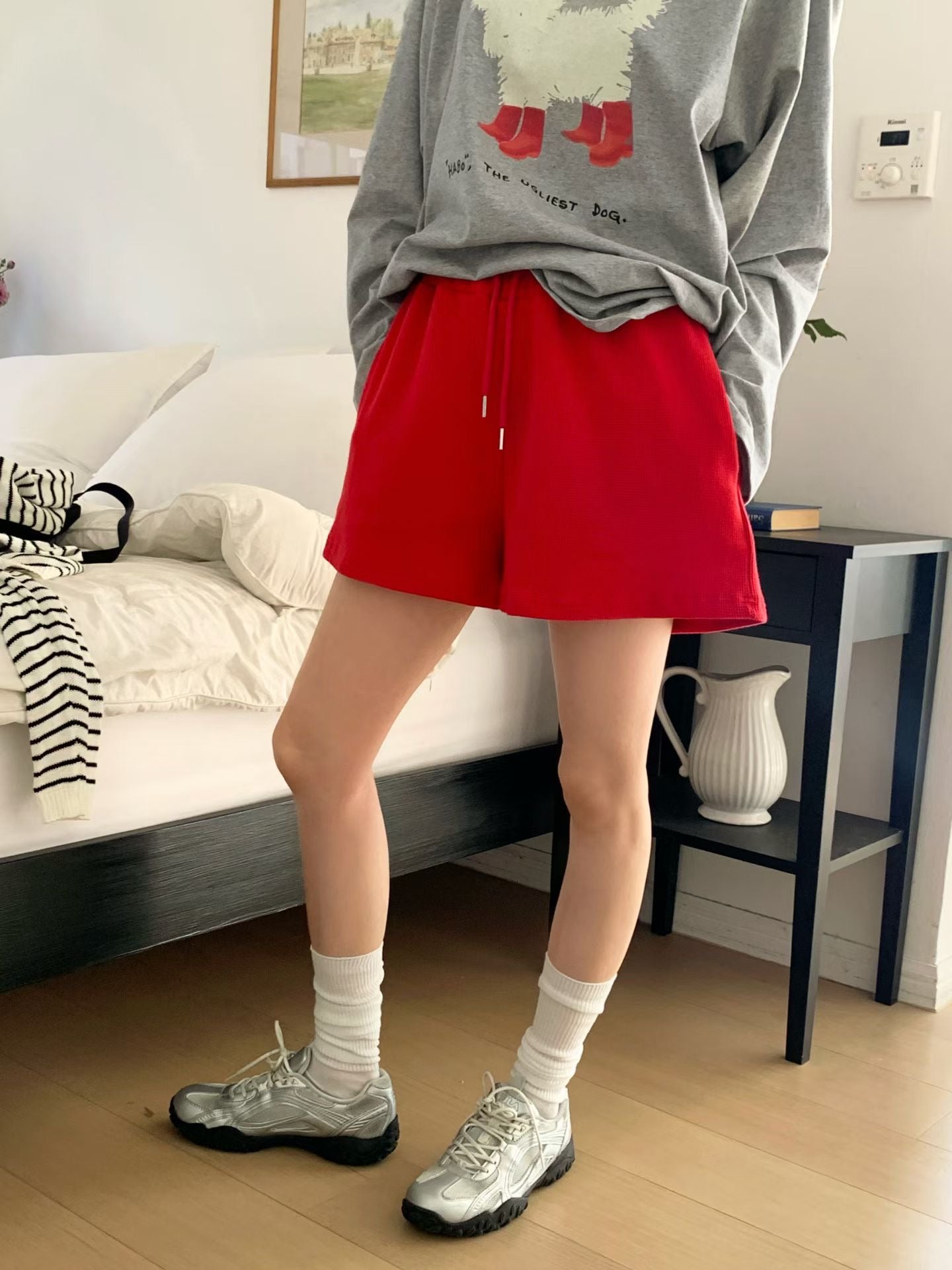MS60346 Waffle shorts