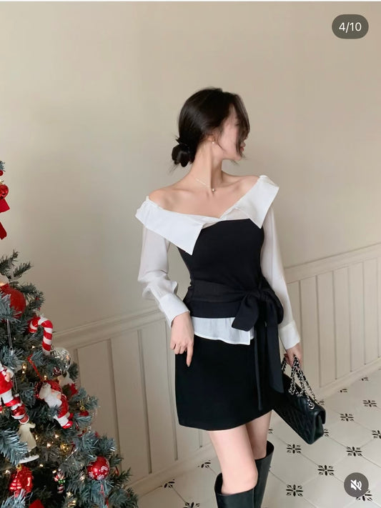 MS60236 Soft tie layered top