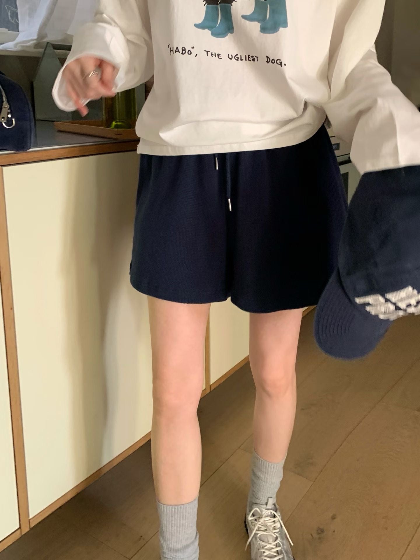 MS60346 Waffle shorts