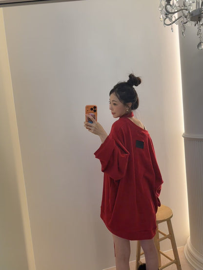 MS51216 Scarf knit top