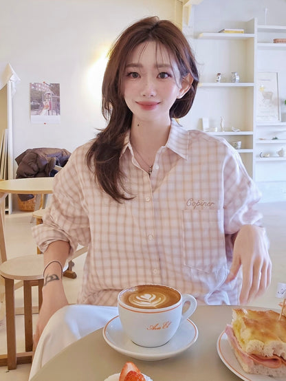 MS60264 Onni checked blouse