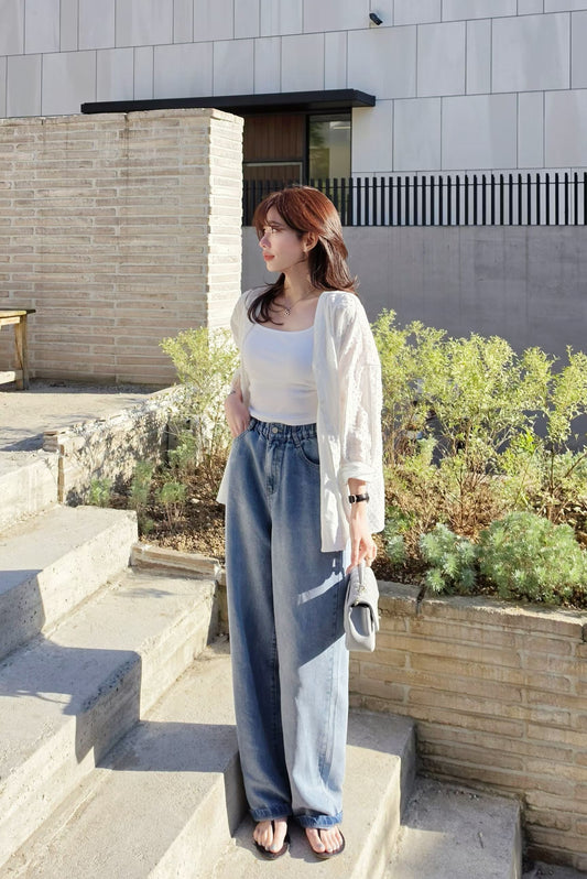 MS60522 Signature denim pants