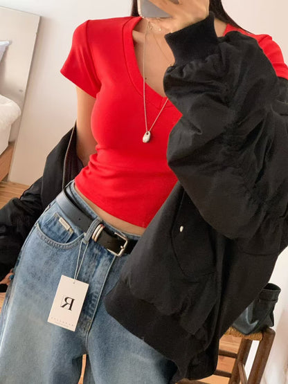 MS60214 Daily V tee