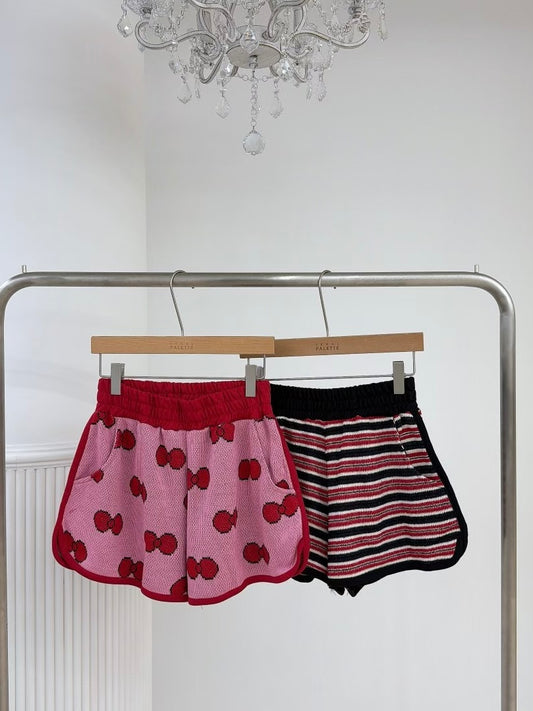 MS51072 Knit drawstring shorts