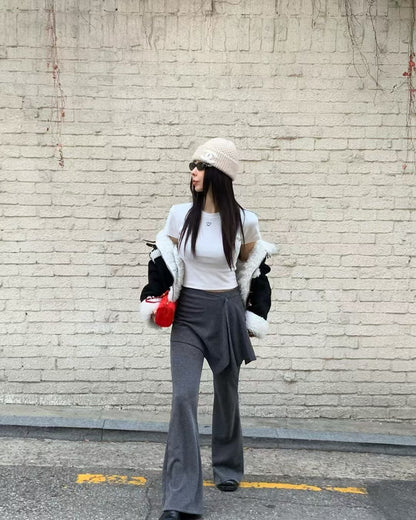 MS51238 Mini heart crop top