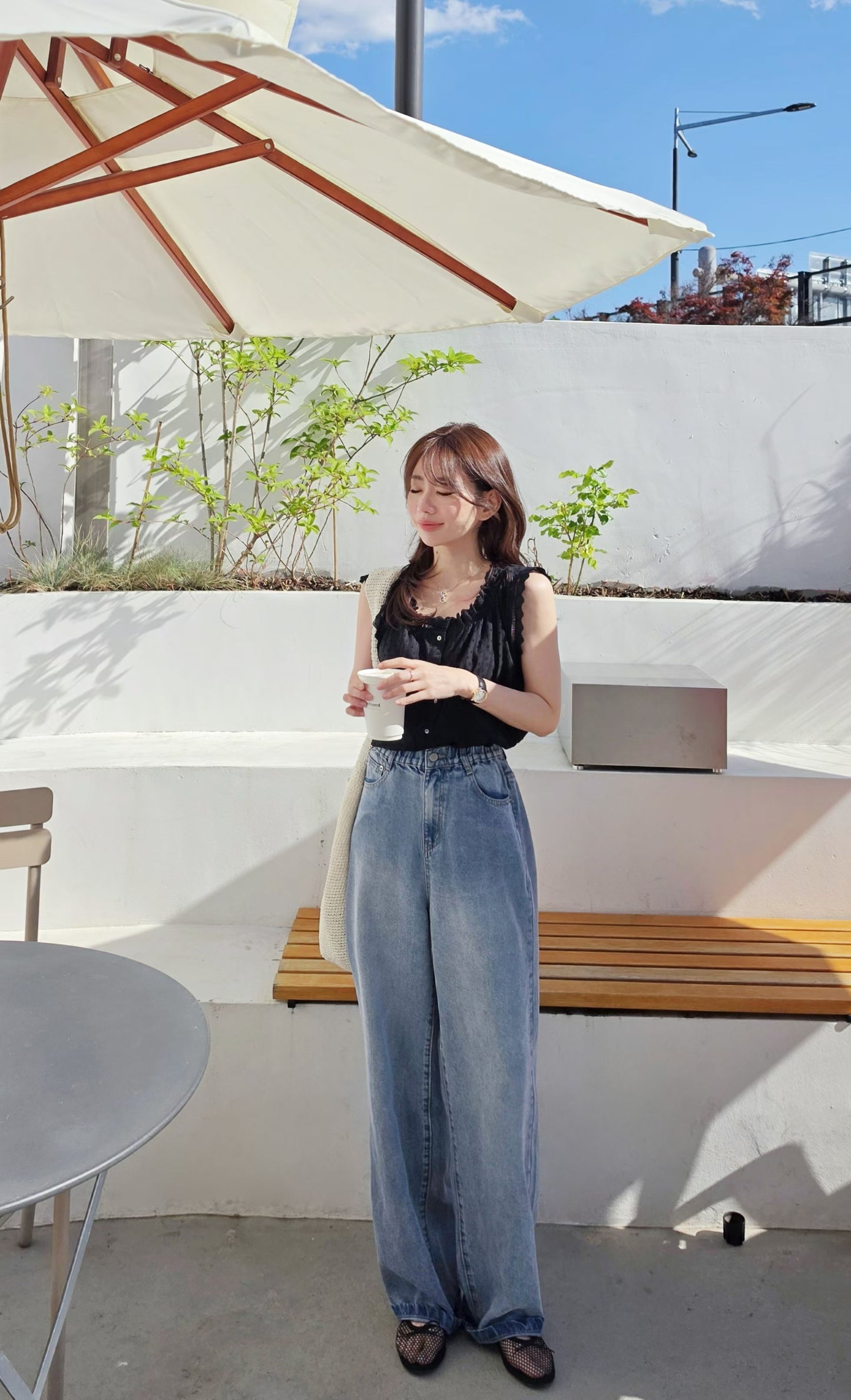 MS60522 Signature denim pants