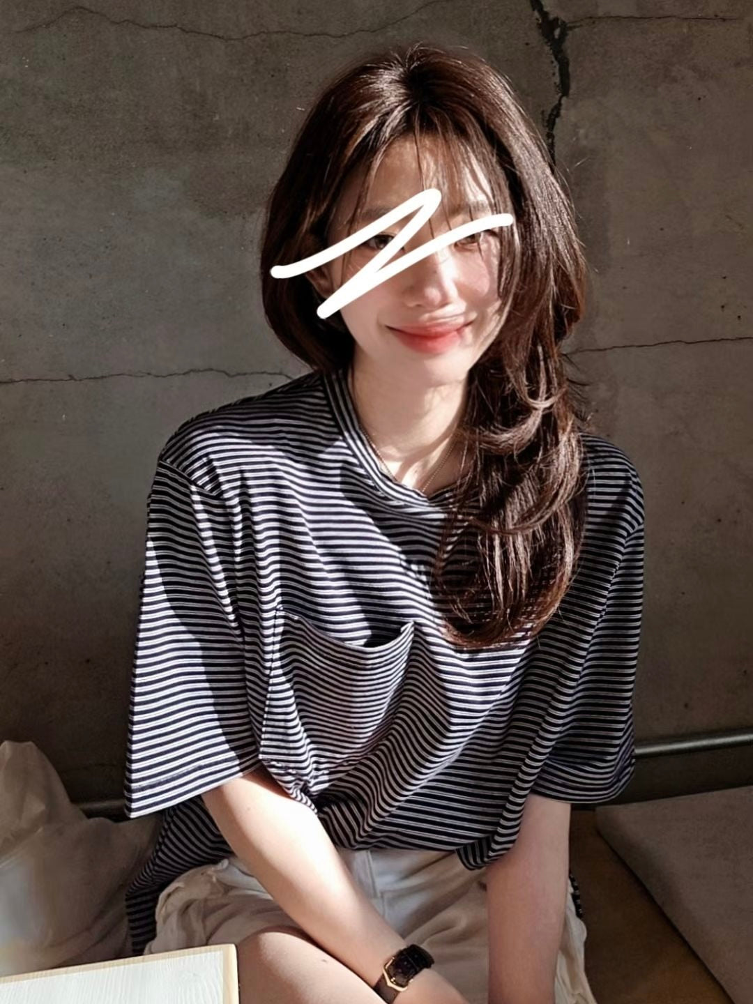 MS60364 Fion stripes tee