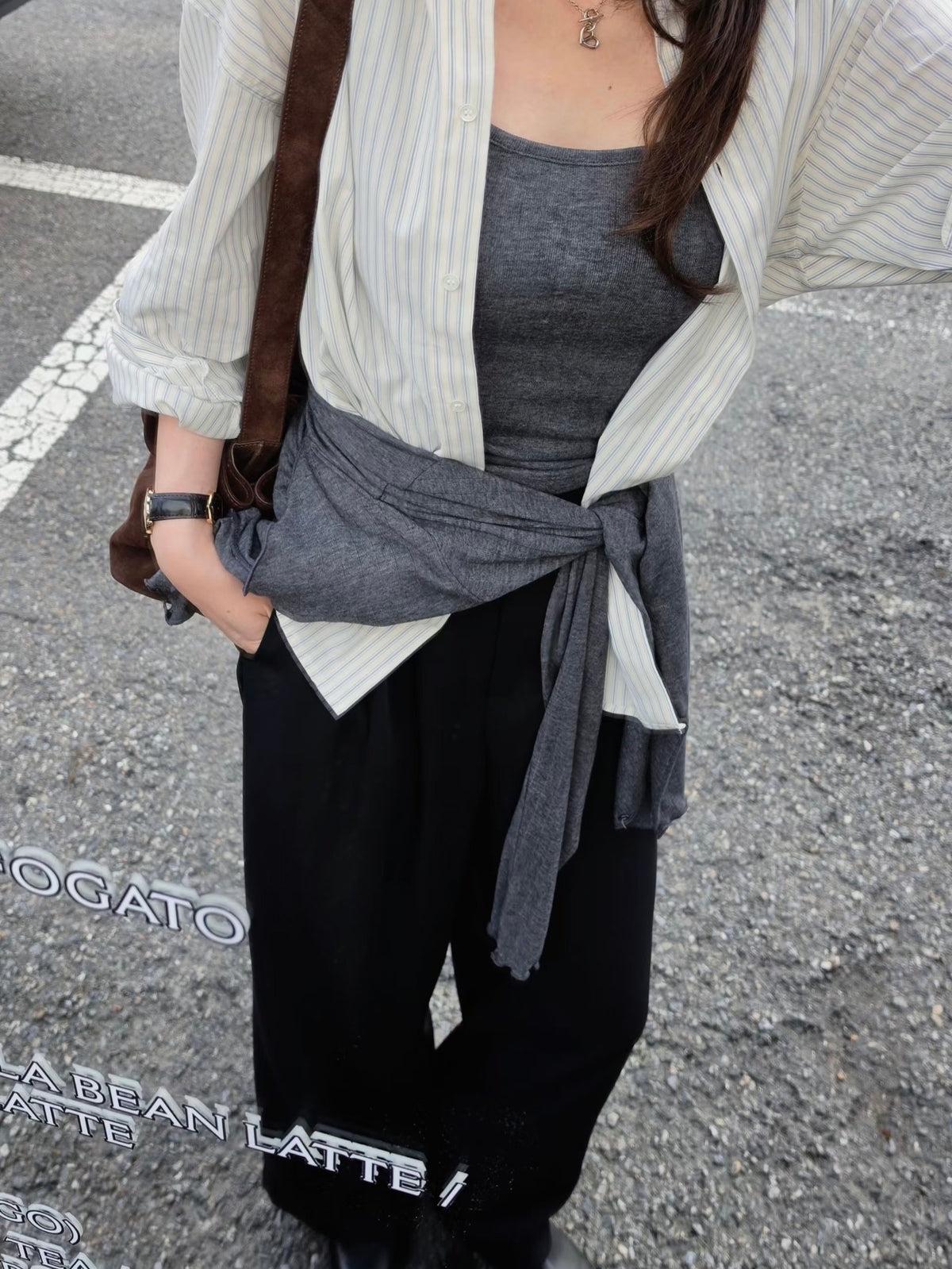 MS60920 Signature stripes blouse
