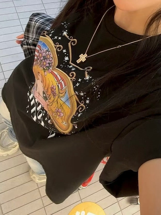 MS51039 Little girl cotton tee