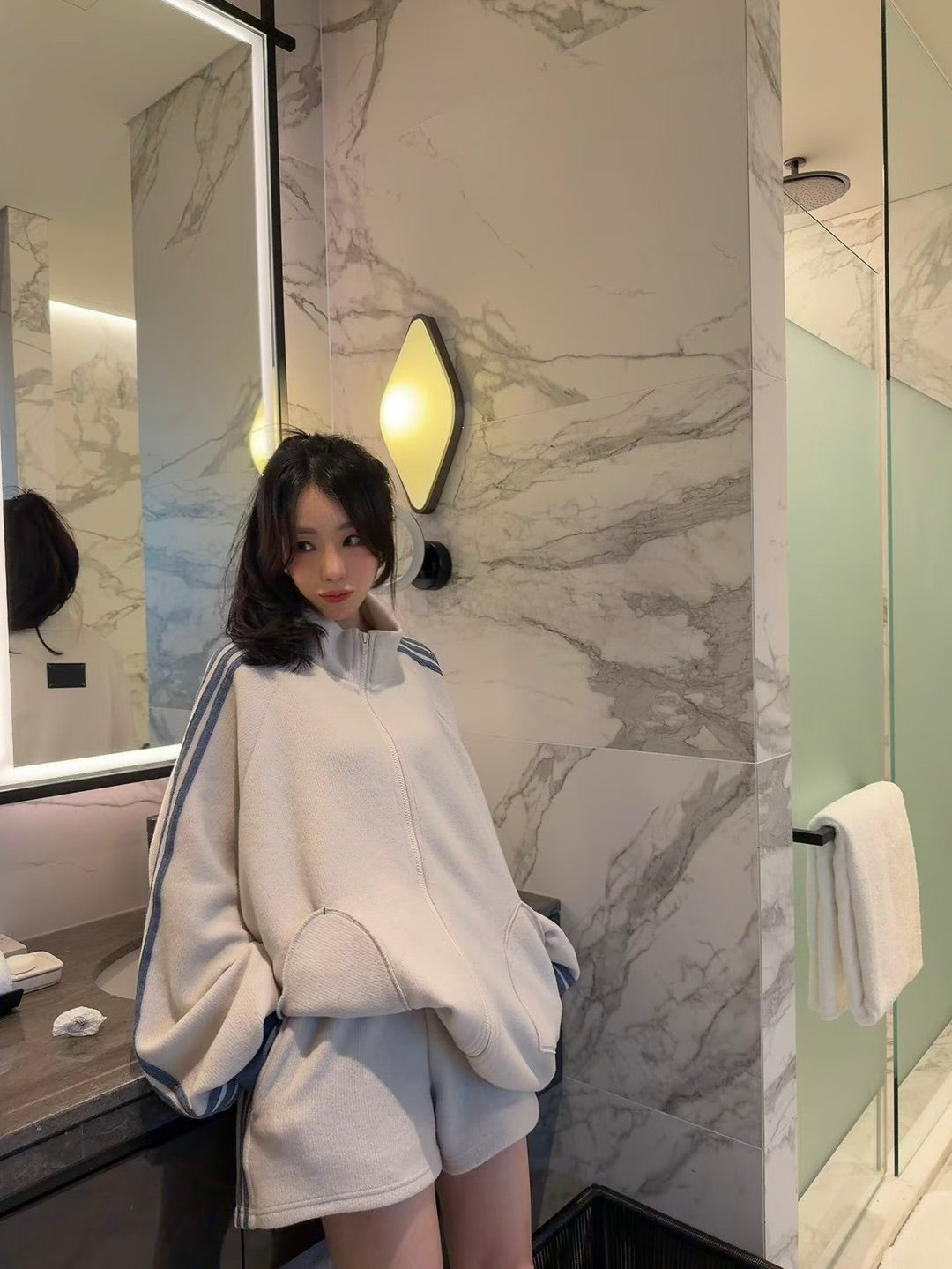 MS51233 Sporty looks fleece set