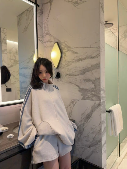 MS51233 Sporty looks fleece set