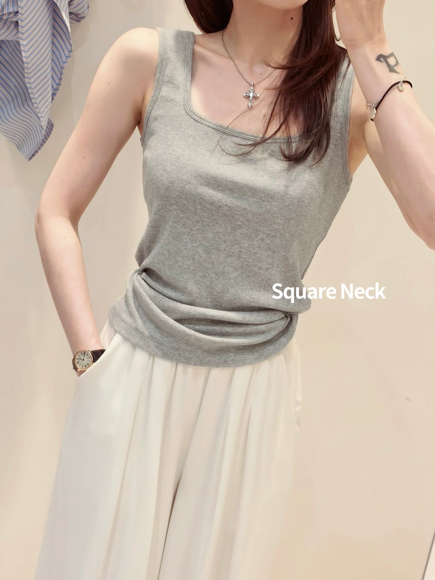 MS60446 Dual ways tank top