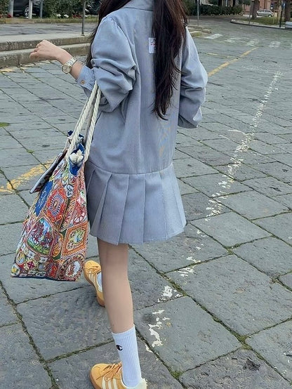 MS60250 Varsity shirt dress
