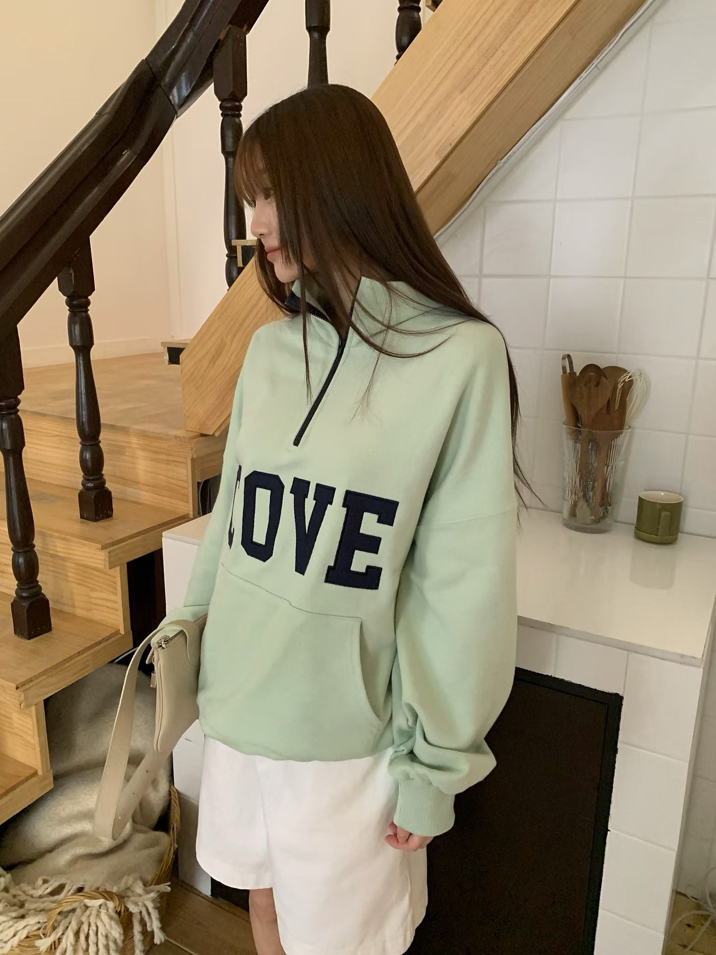 MS60228 Quiet cove half zip sweatshirt