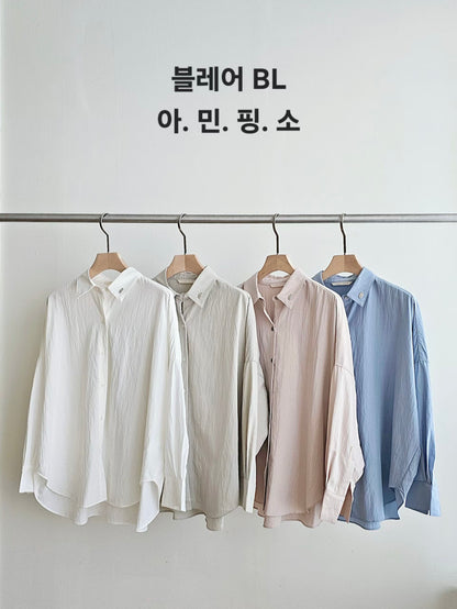 MS60218 Mono color blouse