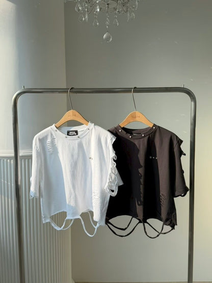 MS60431 Vintage crop tee
