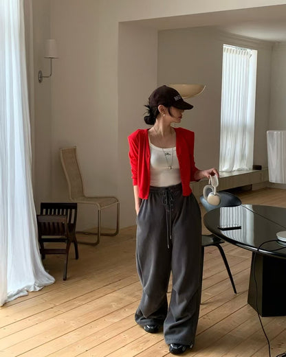 MS51108 Vintage tie joggers pants