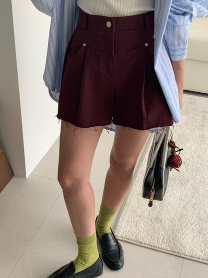MS60318 High waist A line shorts