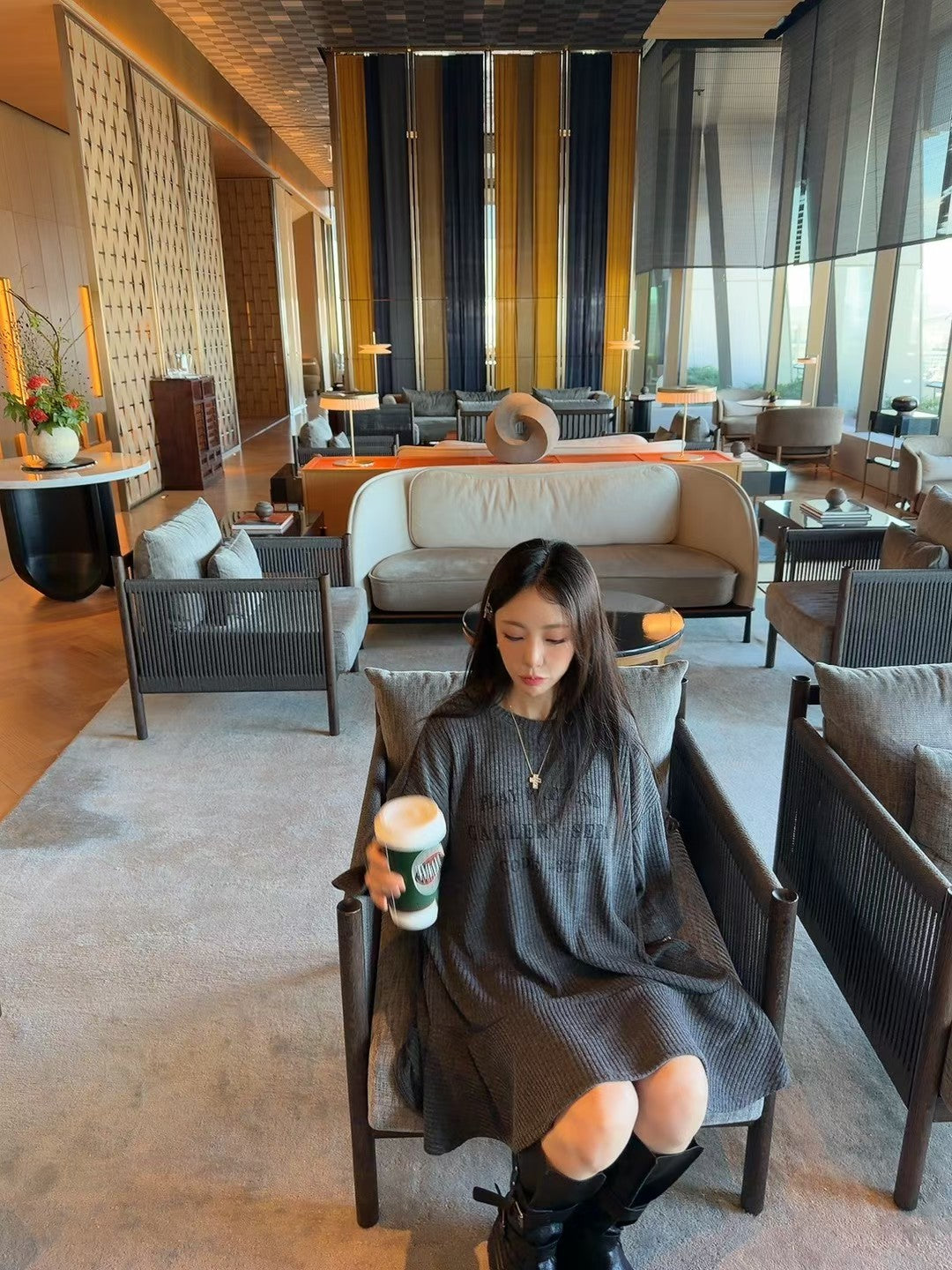 MS51073 Corduroy knit one piece