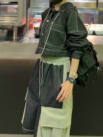 MS60226 Shadow utility cropped jacket