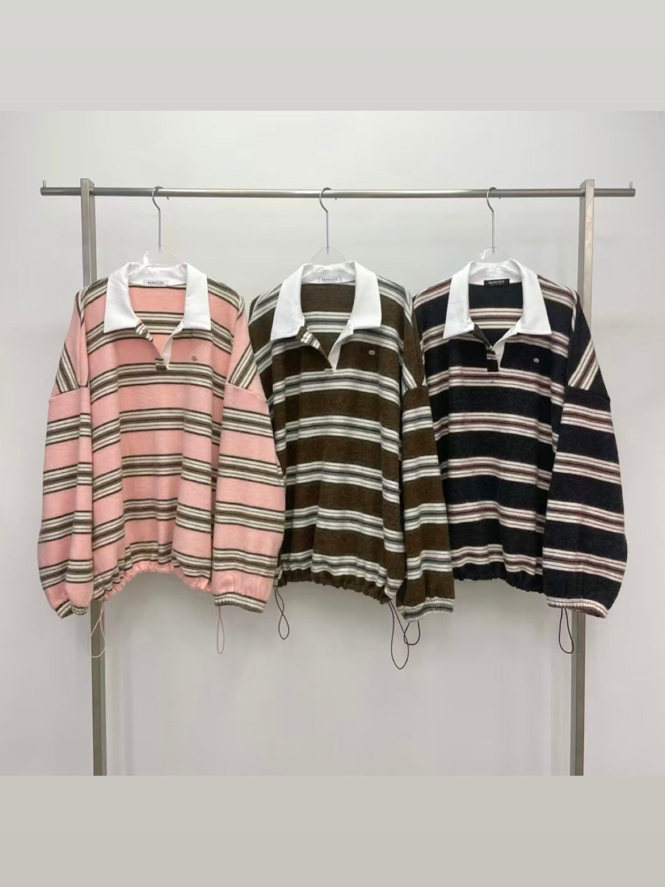 MS51107 Candy fur stripes top