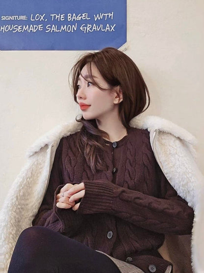 MS51240 Signature twist cardigan