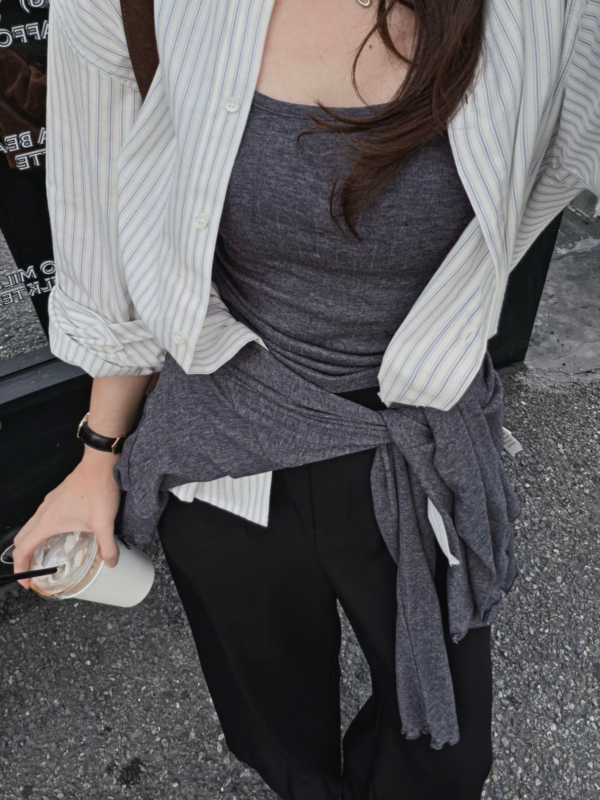MS60920 Signature stripes blouse