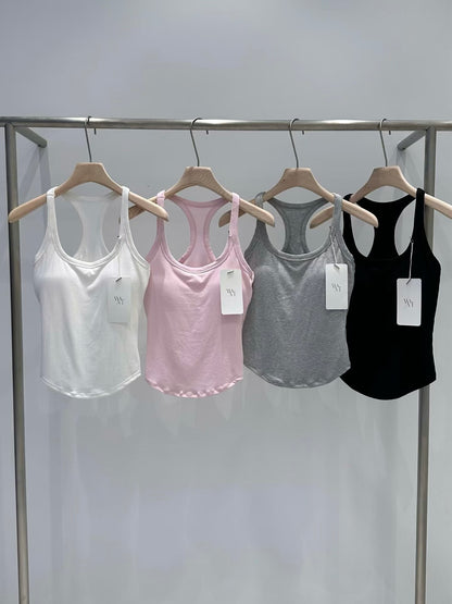 MS60715 Casual tank top with pad