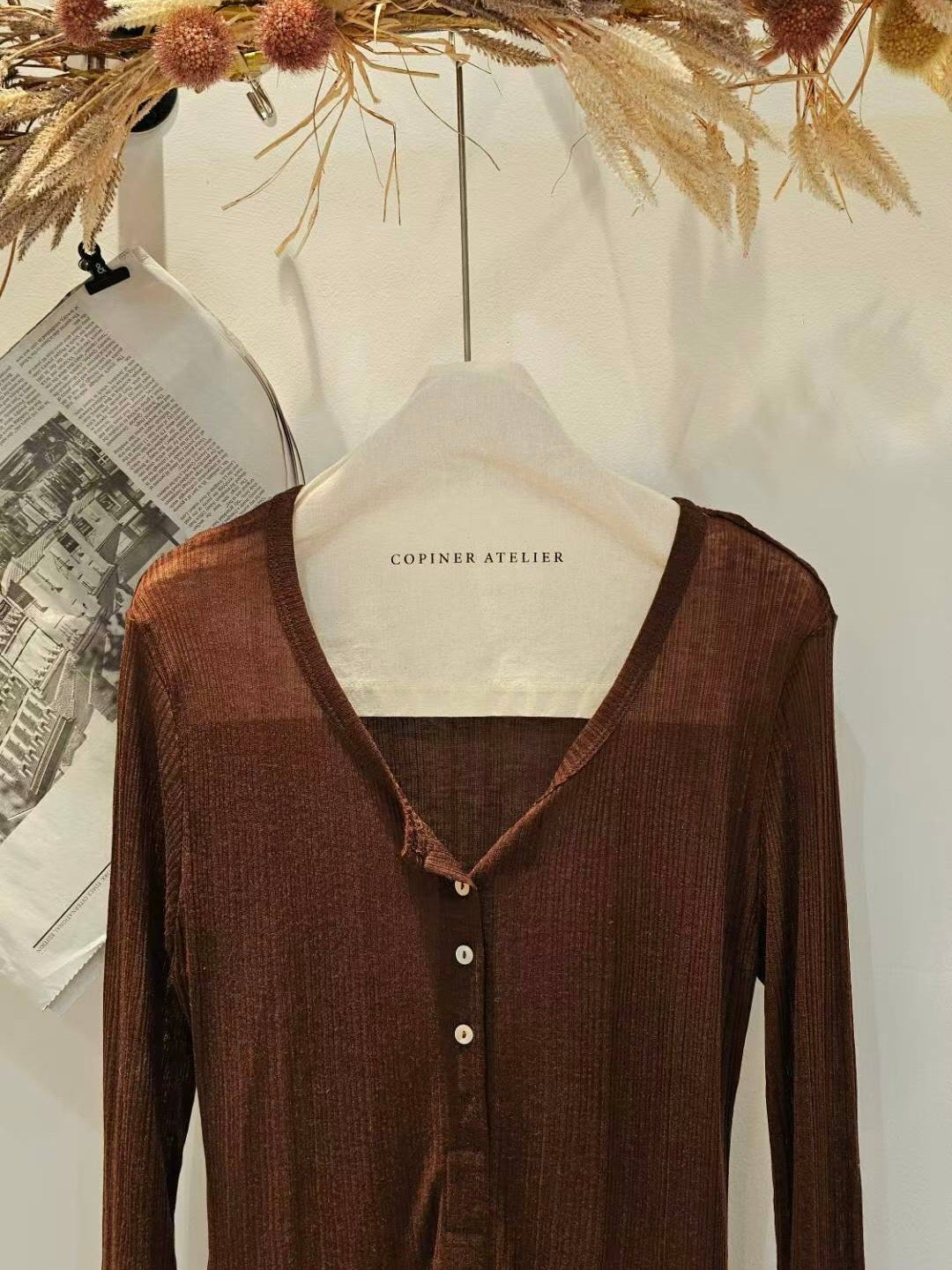 MS51001 Henry tencel top