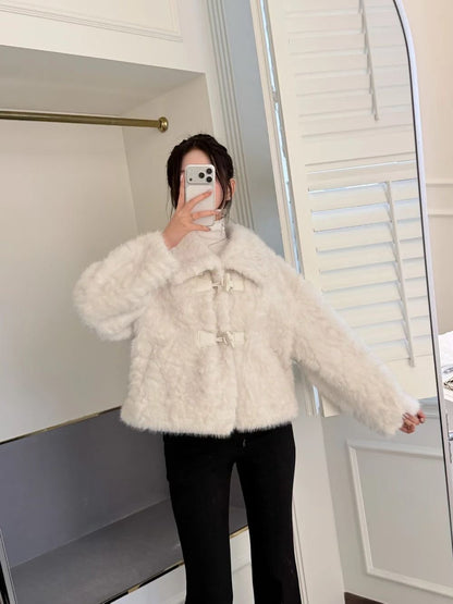 MS51252 Curly fur jacket